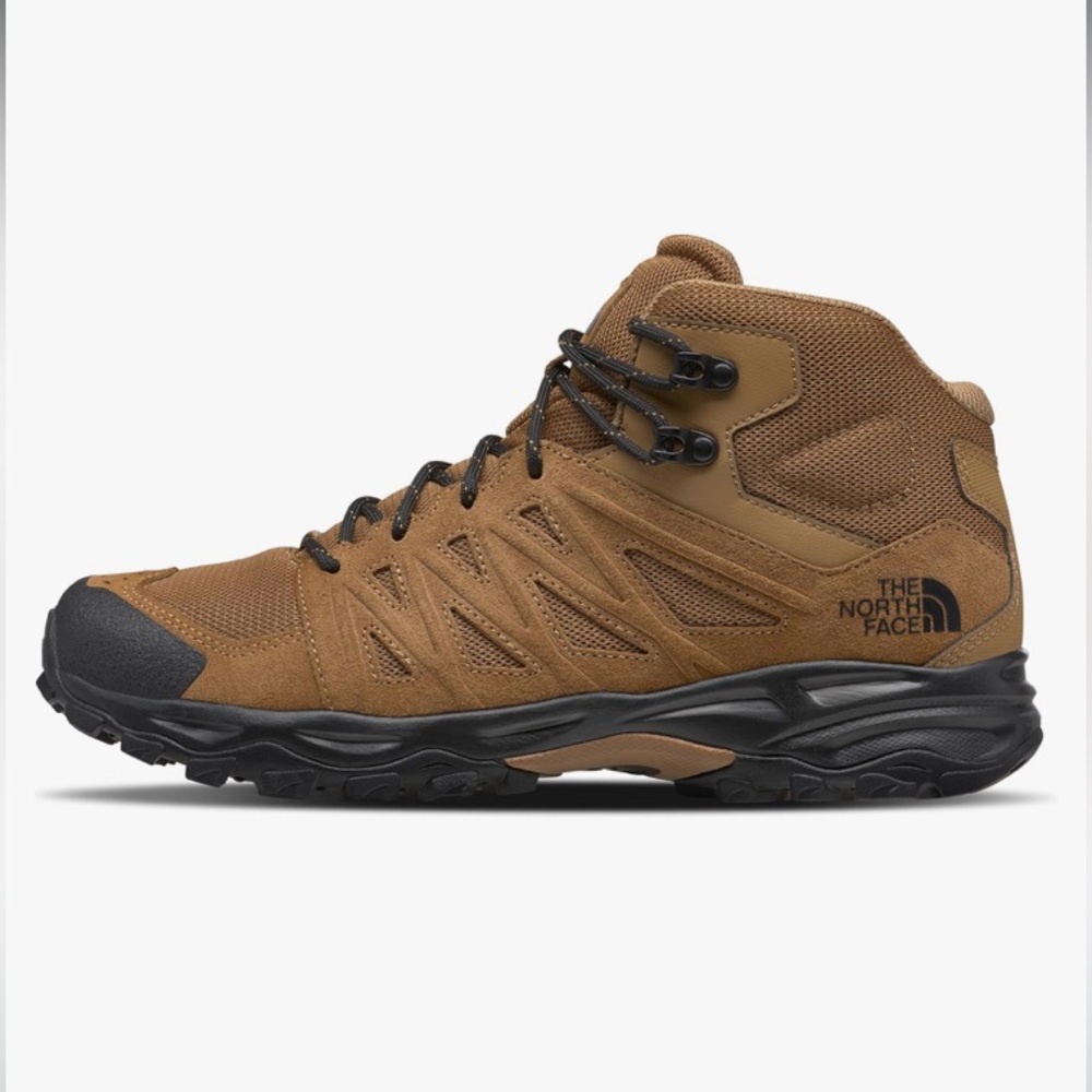 Worn Once The North Face Tan and Black Hiking Outdoor Boots